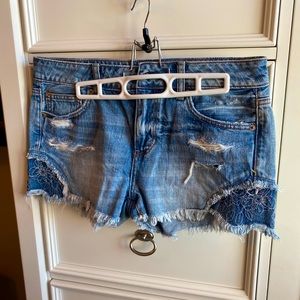 american eagle jean shorts